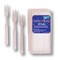 Party Central Club Pack of 360 Clear Festive Party Pick Two-Prong Cocktail Forks 4"